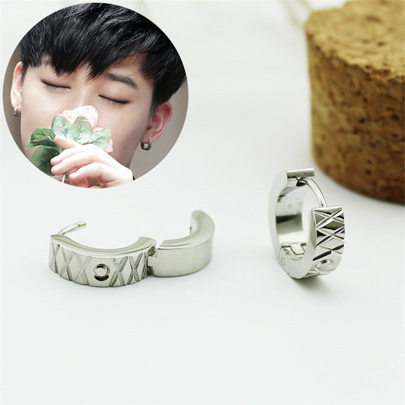BTS Stud Earrings Korean Fashion Jewelry Accessories