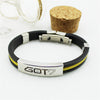 GOT7   Silicone Titanium steel Friendship Wristband Bracelets