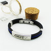 GOT7   Silicone Titanium steel Friendship Wristband Bracelets
