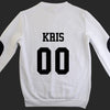 EXO  Sweatshirts shirt Long Sleeve O Neck Women Men Exo Pullovers