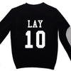EXO  Sweatshirts shirt Long Sleeve O Neck Women Men Exo Pullovers