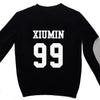 EXO  Sweatshirts shirt Long Sleeve O Neck Women Men Exo Pullovers
