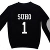 EXO  Sweatshirts shirt Long Sleeve O Neck Women Men Exo Pullovers