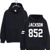 GOT7  Black red fleece hooded Sweatshirts Spring