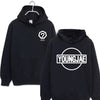 GOT7  Black red fleece hooded Sweatshirts Spring