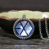 EXO Star Glass Necklaces Jewelry Fashion Silver Plated Chain Necklaces