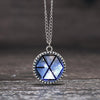 EXO Star Glass Necklaces Jewelry Fashion Silver Plated Chain Necklaces