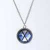 EXO Star Glass Necklaces Jewelry Fashion Silver Plated Chain Necklaces