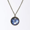 EXO Star Glass Necklaces Jewelry Fashion Silver Plated Chain Necklaces