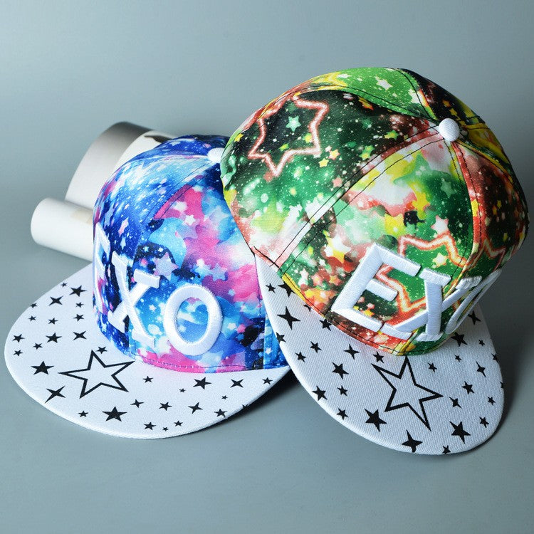 EXO Spring and Summer Fashion Tide Peaked Cap Baseball