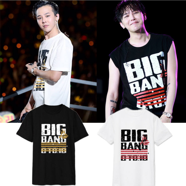 BIGBANG G DRAGON   Portrait Short Sleeve Tshirt