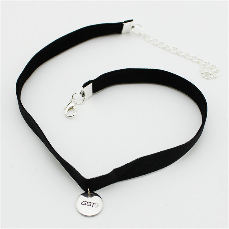 GOT7 FLY Album Chokers Necklace K-POP Jewelry Accessories Rock Collar