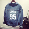 BTS  Bomber winter Denim Jacket