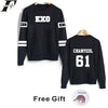 EXO Sticker Sweatshirt Hoodies