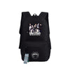 BTS Printing School Backpack WINGS Canvas Backpacks for Teenage Girls Laptop Back