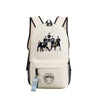 BTS Printing School Backpack WINGS Canvas Backpacks for Teenage Girls Laptop Back
