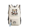 BTS Printing School Backpack WINGS Canvas Backpacks for Teenage Girls Laptop Back
