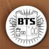 BTS Round Badge Pins And Brooches For Clothes Hat Backpack