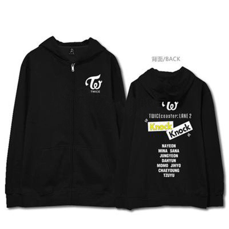 TWICE KNOCK KNOCK Zipper Sweatershirt