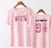 BTS  The Same Stripy Short Sleeve Tshirt