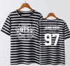 BTS  The Same Stripy Short Sleeve Tshirt