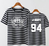 BTS  The Same Stripy Short Sleeve Tshirt