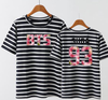 BTS  The Same Stripy Short Sleeve Tshirt