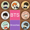 BTS  Styles Cartoon Brooch Pins