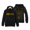 BTS Graffiti Printing Suit long Sleeve hoody Outerwears