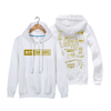 BTS Graffiti Printing Suit long Sleeve hoody Outerwears