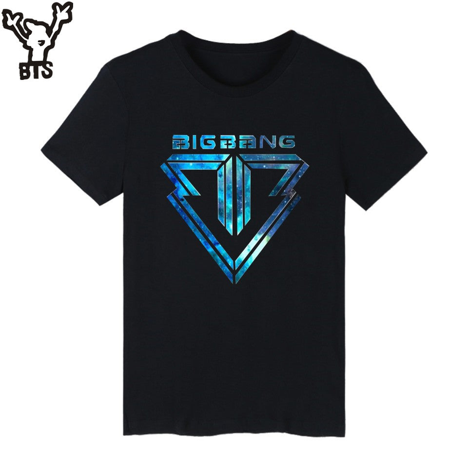 Bigbang Print Summer Short Sleeve T-shirt