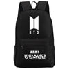 BTS  Letter Backpack Student Schoolbag