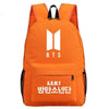 BTS  Letter Backpack Student Schoolbag