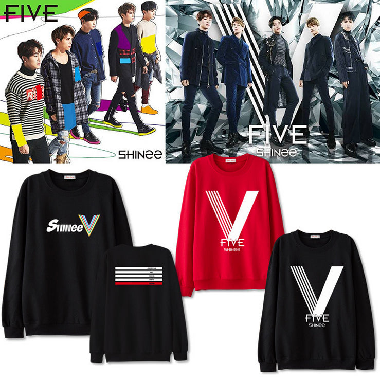 SHINEE group FIVE  Suit long sleeve hoody Outerwears