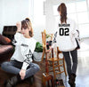 got7 neck sweatshirt member name printing