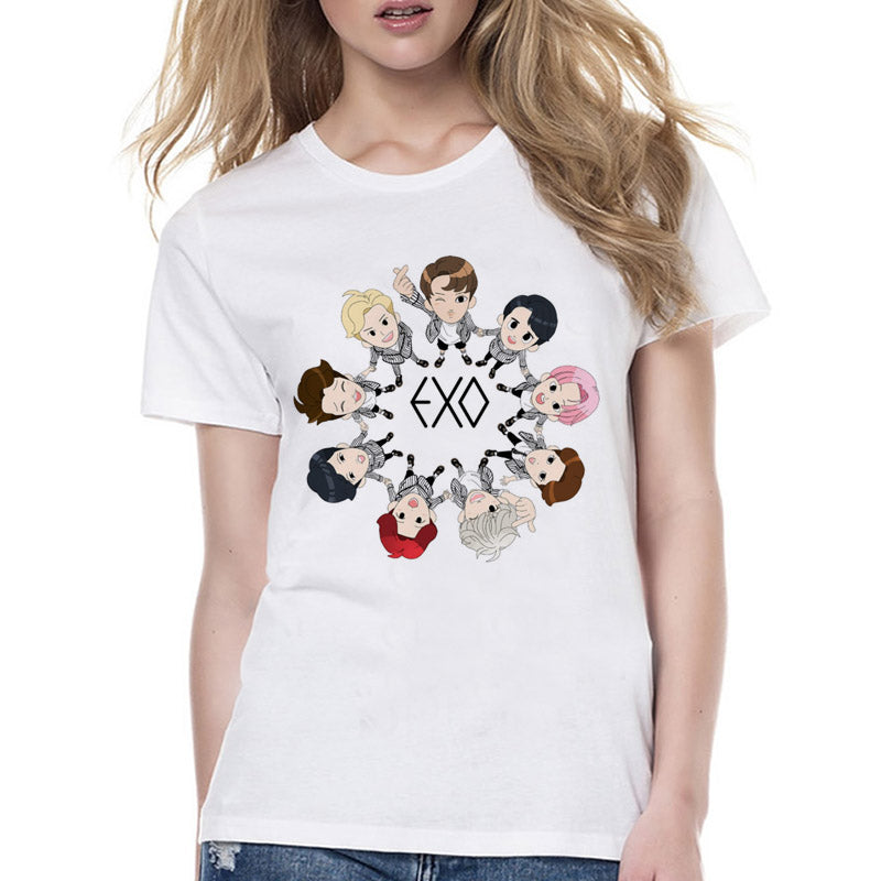 EXO T-shirts Printed Top