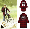 EXO Red Plaid Long-Sleeved Youth