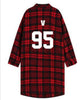 EXO Red Plaid Long-Sleeved Youth