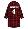 EXO Red Plaid Long-Sleeved Youth