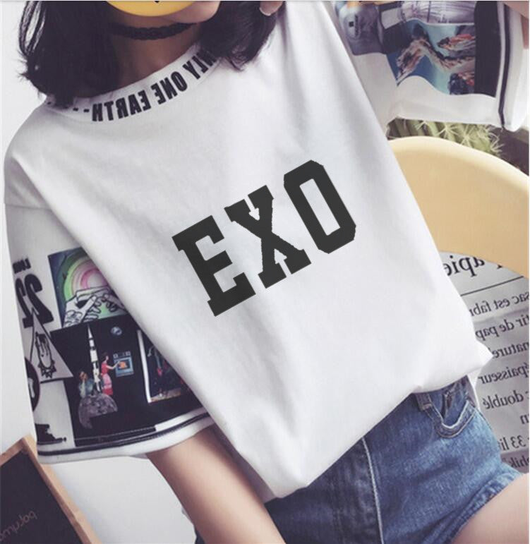 EXO Loose Short-Sleeved For Summer