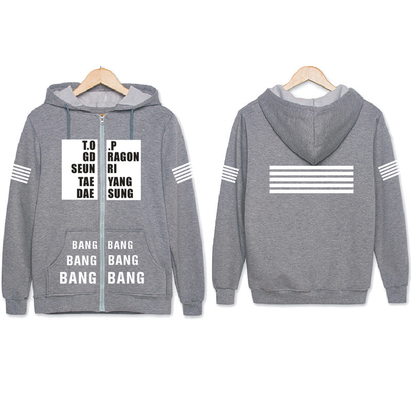 BIGBANG G-DRAGON  Zipper Hoodies