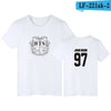 BTS Fashion Tee shirt BTS  letter printed short sleeve