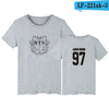BTS Fashion Tee shirt BTS  letter printed short sleeve