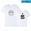 BTS Fashion Tee shirt BTS  letter printed short sleeve