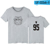 BTS Fashion Tee shirt BTS  letter printed short sleeve