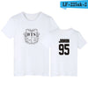 BTS Fashion Tee shirt BTS  letter printed short sleeve