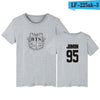 BTS Fashion Tee shirt BTS  letter printed short sleeve