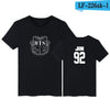 BTS Fashion Tee shirt BTS  letter printed short sleeve