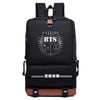 BTS  Fashion Schoolbag Backpack Satchel bag