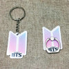 BTS Key chain Acrylic Key Chain Cartoon  Key Ring